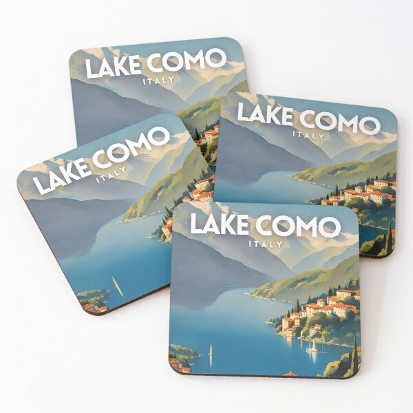 Item preview, Lake Como Italy Traditional Travel Poster designed and sold by ZionPosteria.