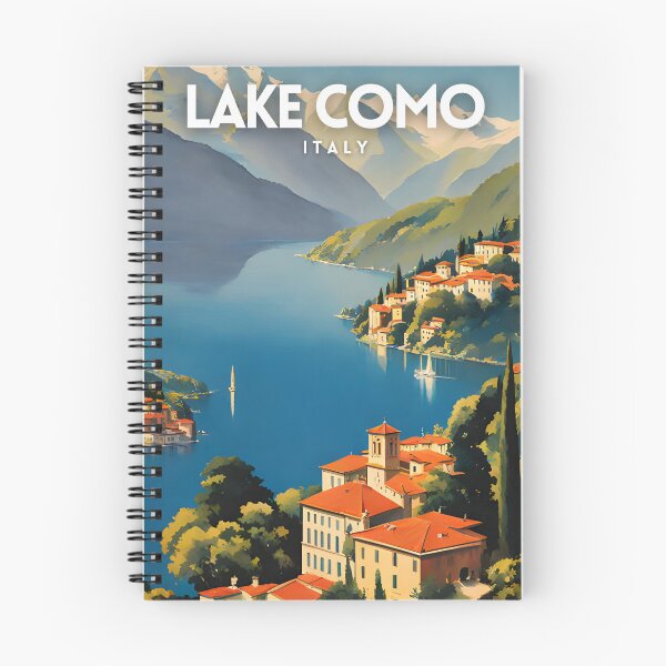 Item preview, Lake Como Italy Traditional Travel Poster designed and sold by ZionPosteria.