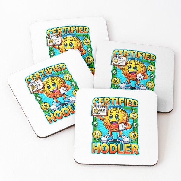 Item preview, Certified Bitcoin HODLER Crypto cartoon designed and sold by NoCompetition.