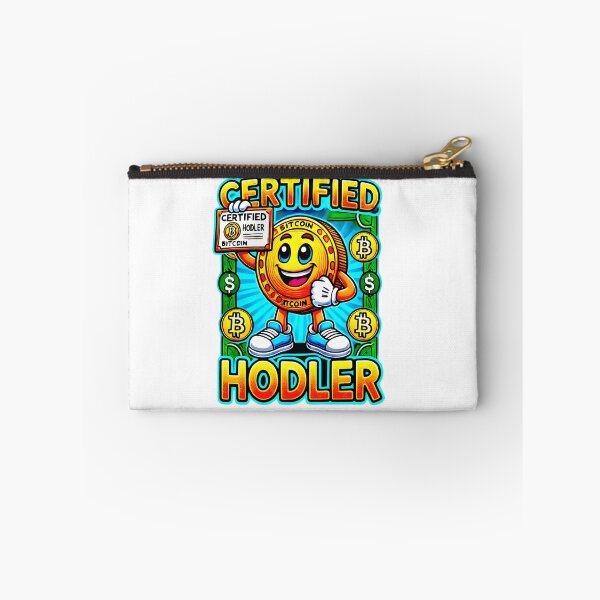 Item preview, Certified Bitcoin HODLER Crypto cartoon designed and sold by NoCompetition.