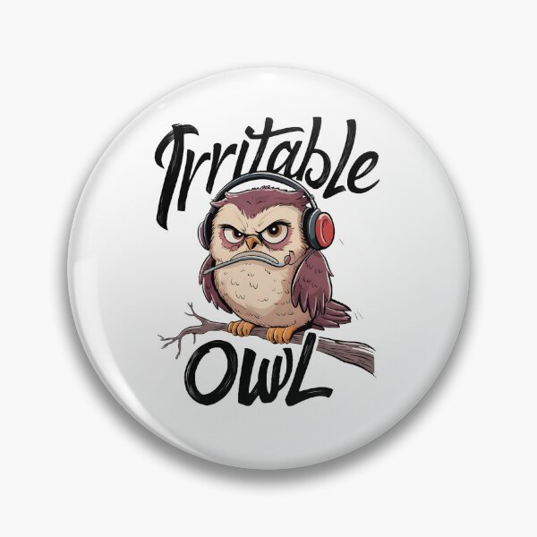 Item preview, Búho irritable designed and sold by Game-Graphics.
