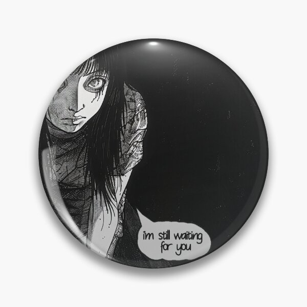 Artikelvorschau, still waiting, black and white horror manga anime girl entworfen und verkauft von ForsakenFrames.