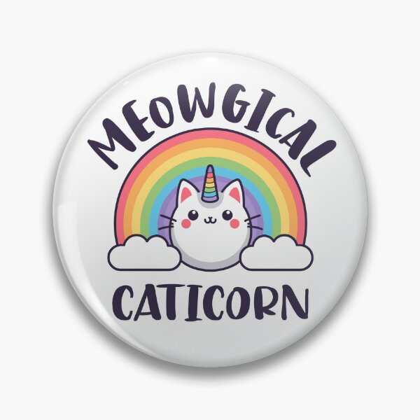 Item preview, Cute Unicorn Cat Adorable Smiling Rainbow Kitty designed and sold by MS-designs-47.