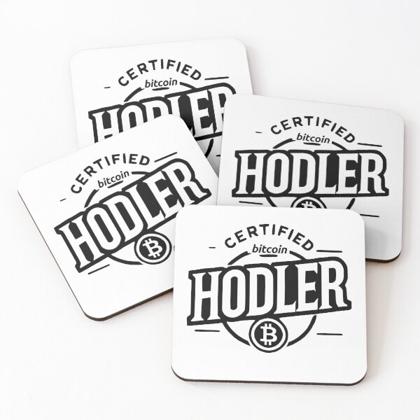 Item preview, Certified Bitcoin HODLER Crypto design designed and sold by NoCompetition.