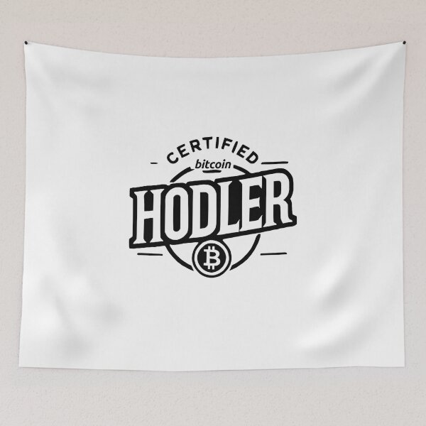Item preview, Certified Bitcoin HODLER Crypto design designed and sold by NoCompetition.