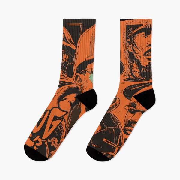 Item preview, Thug Life Masterpiece Featuring Black Men on Orange Pattern  designed and sold by diegomenjivar92.