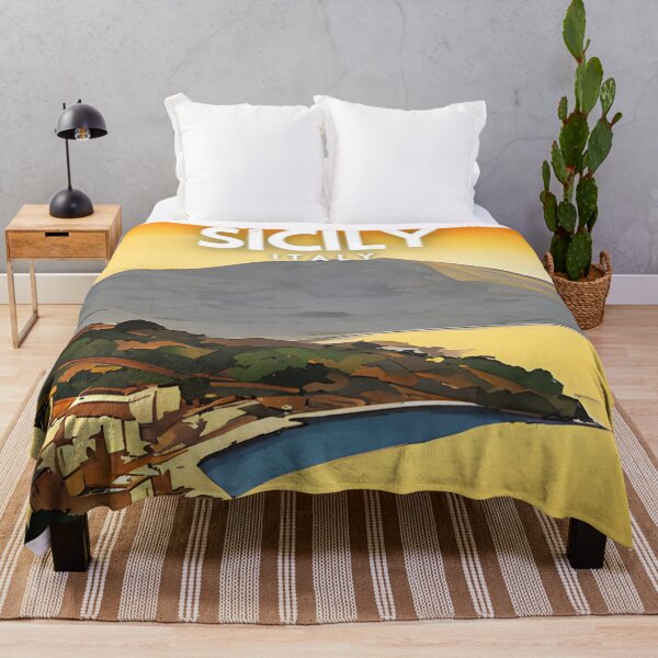 Item preview, Sicily Italy Retro Vintage Travel designed and sold by ZionPosteria.