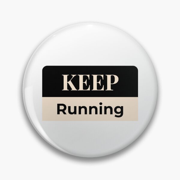 Item preview, Unisex Trendy Apparel - 'Keep Running' Custom modern Design designed and sold by Designer-Haven.
