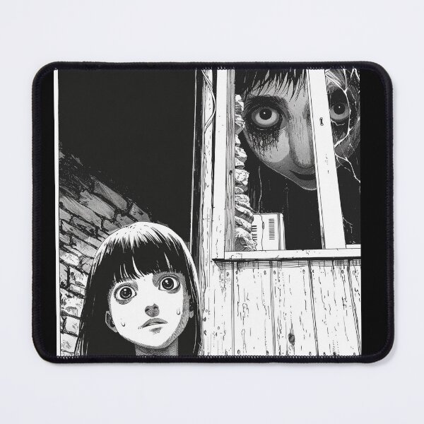 Item preview, Roommate - black and white horror manga anime girl designed and sold by ForsakenFrames.