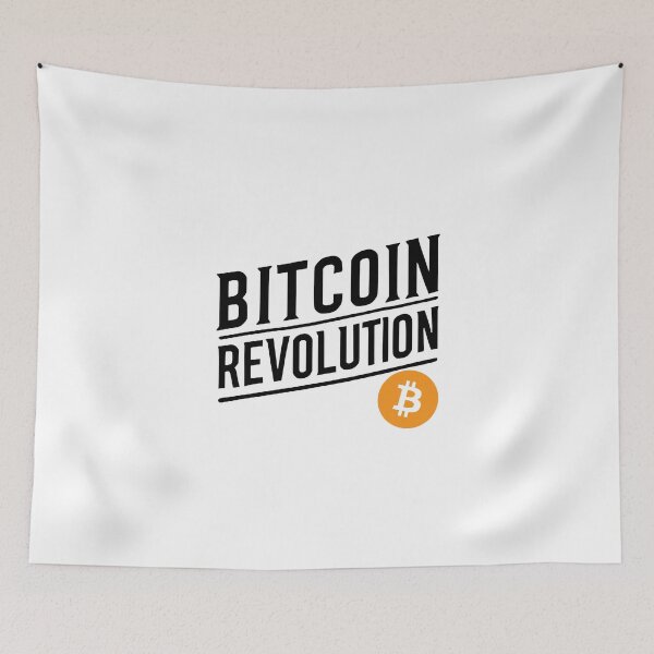 Aperçu de l'œuvre Conception cryptographique de la révolution Bitcoin créée et vendue par NoCompetition.