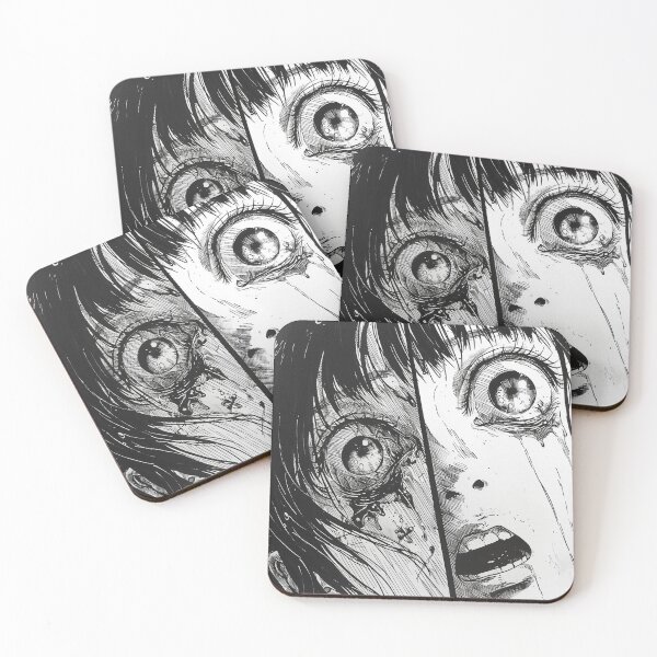 Item preview, Crime - black and white horror manga anime girl designed and sold by ForsakenFrames.
