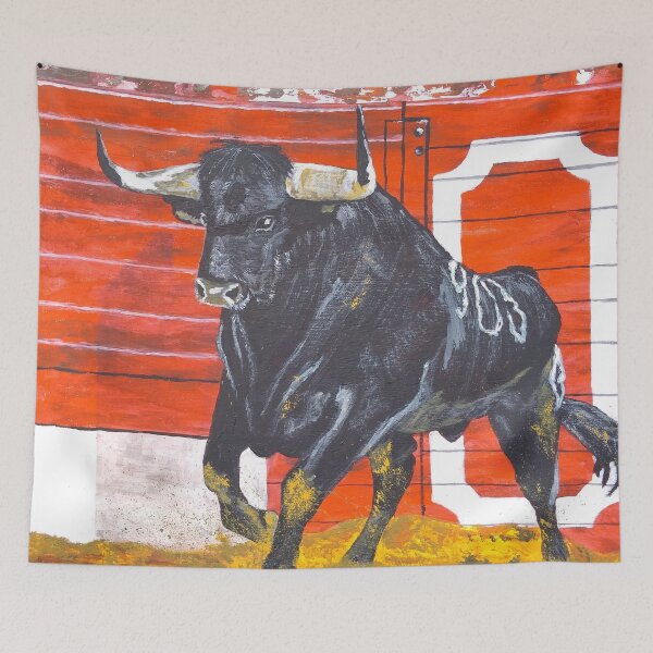 Artikelvorschau, Stier, Stierkampf, Arena, Kunst, entworfen und verkauft von DonnaBlankaArt.