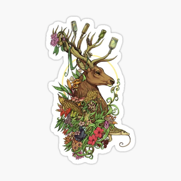 Der Schomburgkhirsch - Das verlorene Paradies Sticker