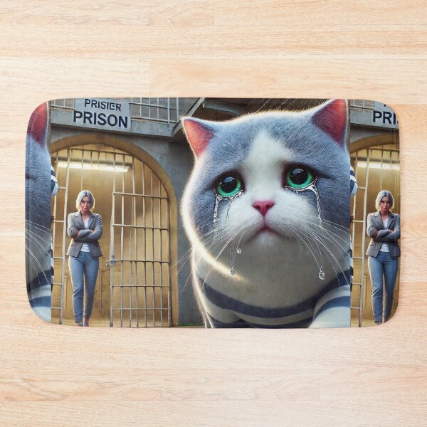 Item preview, Cat in jail designed and sold by Catsmoment.