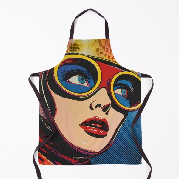 Item preview, Retro Superheroine Gaze designed and sold by palmyst.