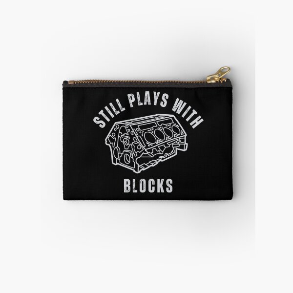 Item preview, Still Plays With Blocks - Premium Nostalgia Typography T-shirt Design designed and sold by Techflare.