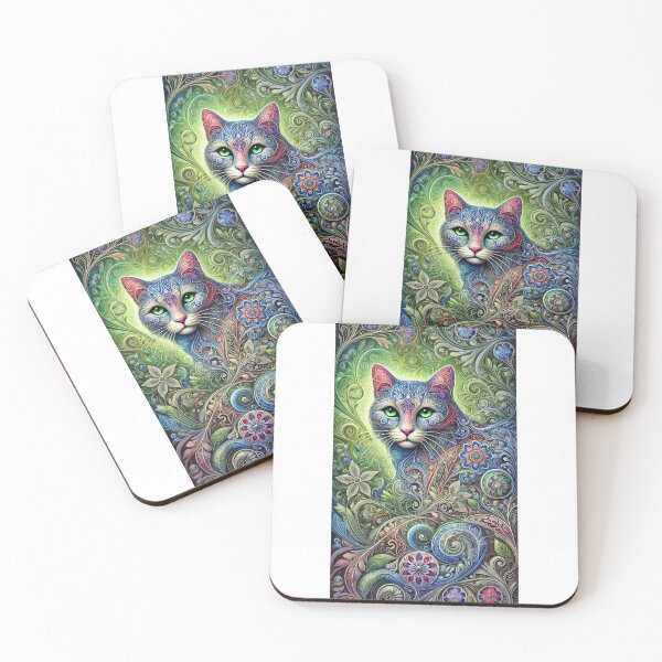 Item preview, Mystical cat among weeds designed and sold by FusiTink.