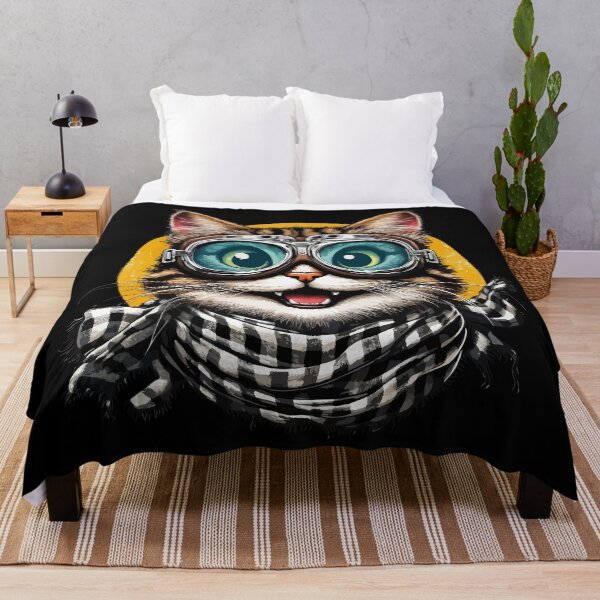 Item preview, Funny Biker Cat In Googles designed and sold by TomFrontierArt.
