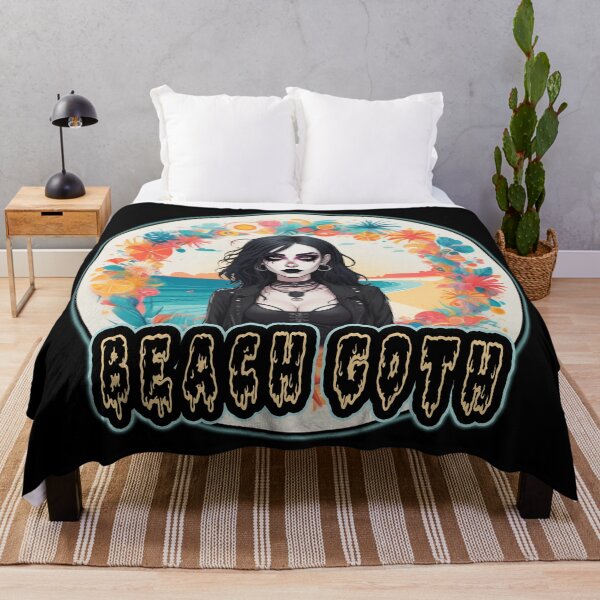 Item preview, Beach Goth Girl, Summer, Dark Humor Design designed and sold by Burn-Ego.