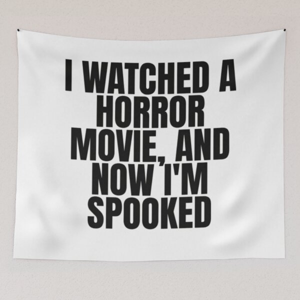 Item preview, Horror movie, spooked, funnyfits, Humor, Funny designed and sold by FunnyFits70.