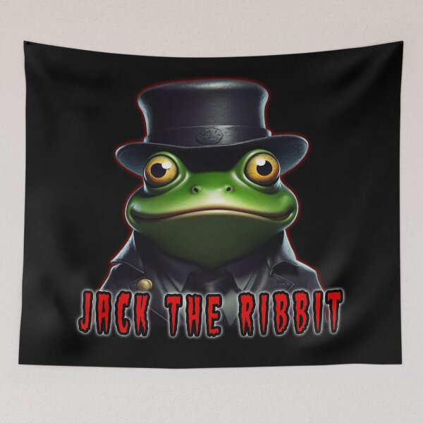 Item preview, Jack The Ribbit, Killer Frog, Dark Humor designed and sold by Burn-Ego.