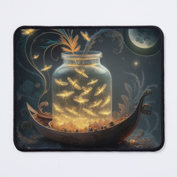 Item preview, Fireflies coming out of glass jar designed and sold by FusiTink.