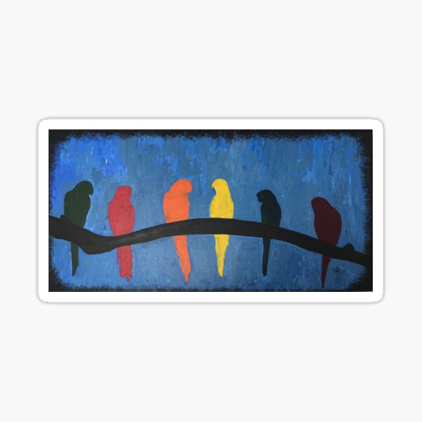 Parrots Sticker