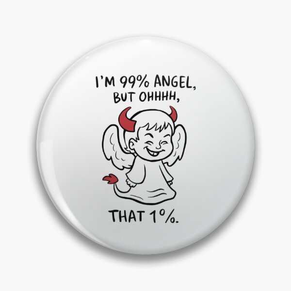Item preview, angel and devil, funnyfits, Humor, Funny designed and sold by FunnyFits70.