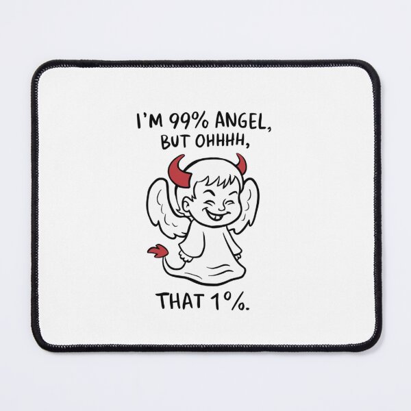Item preview, angel and devil, funnyfits, Humor, Funny designed and sold by FunnyFits70.