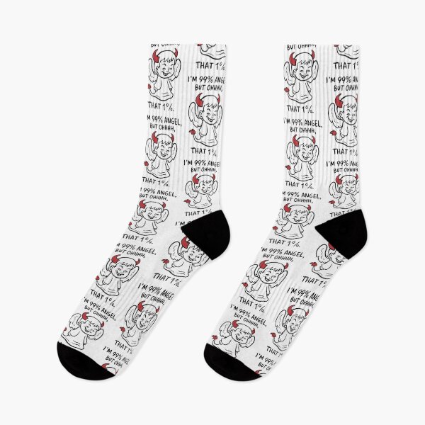 Item preview, angel and devil, funnyfits, Humor, Funny designed and sold by FunnyFits70.