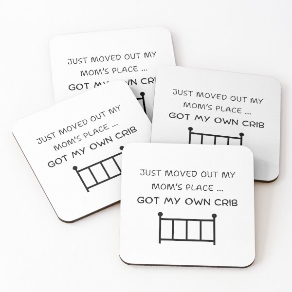 Item preview, Just moved out my moms, Funny Baby designed and sold by FamilyGlowStore.