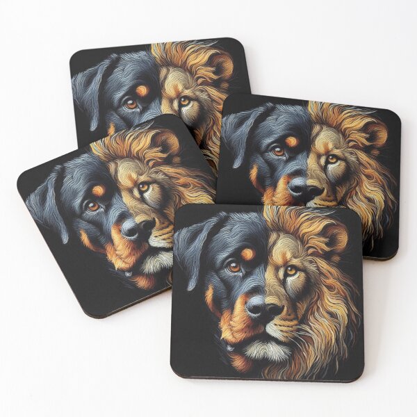 Item preview, Rottweiler & Lion designed and sold by 123ks.