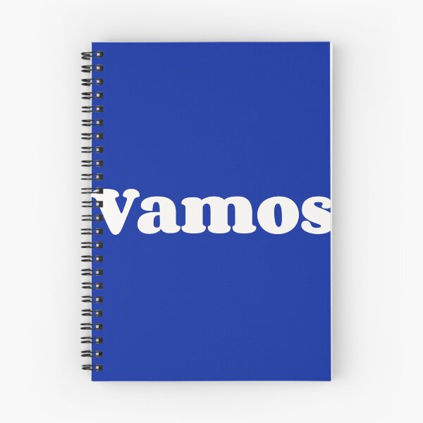Item preview, Vamos blue typography designed and sold by trepiu.