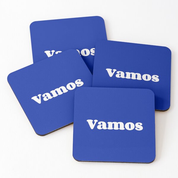 Item preview, Vamos blue typography designed and sold by trepiu.
