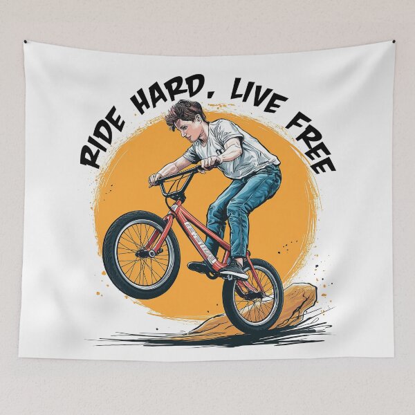 Item preview, Ride hard, live free designed and sold by Concept-Hub.