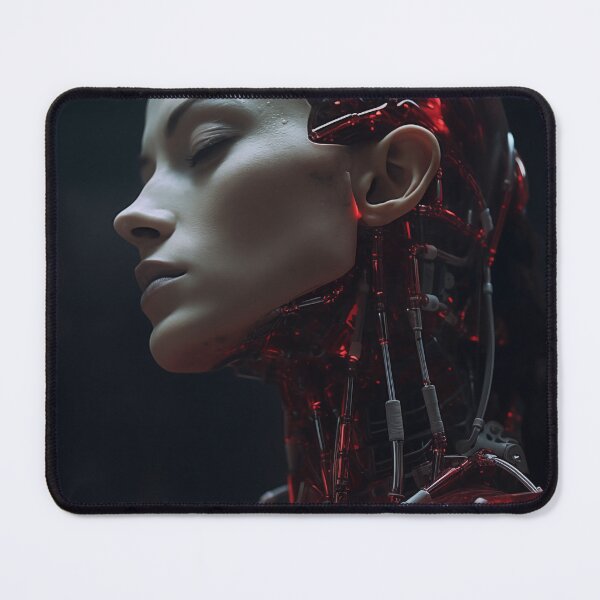 Item preview, The Human-Machine Interface: Exploring the Aesthetic of Cyborg Faces designed and sold by cyberartmaker.