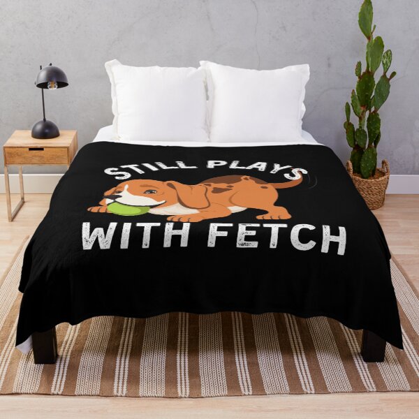 Item preview, Still Plays With Fetch - Nostalgic Ideal For Animal Lovers Design designed and sold by Techflare.