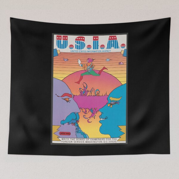 Item preview, United States Information Agency Psychedelic Ad designed and sold by Matthew Kinnersly.