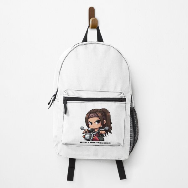 Item preview, Badass girl driving bike- Angry but fabulous designed and sold by Serene Madcap.