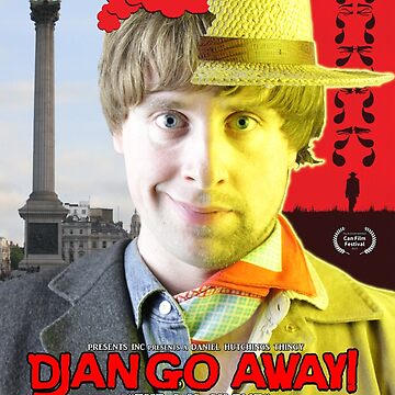 Artwork thumbnail, Django Away! - Movie Poster - Split Portrait by PresentsInc