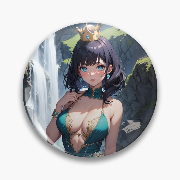 Item preview, Cute Anime Girl, Queen Delphine designed and sold by iloveanimechibi.
