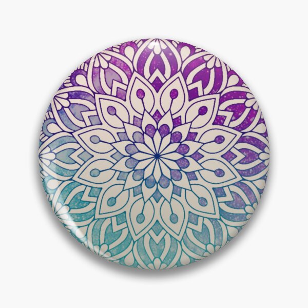 Item preview, Mandala in purple-turquoise designed and sold by AnnabellaRh.