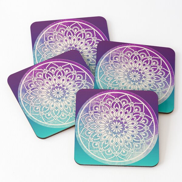 Item preview, Mandala in purple-turquoise designed and sold by AnnabellaRh.