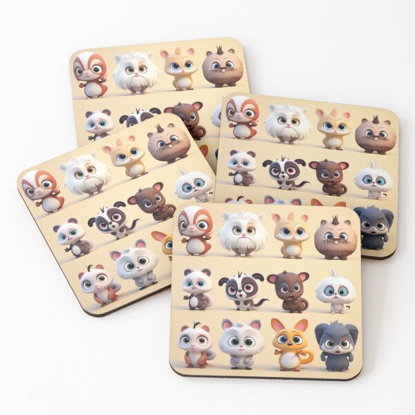 Item preview, Cute Animal Characters designed and sold by warayut.