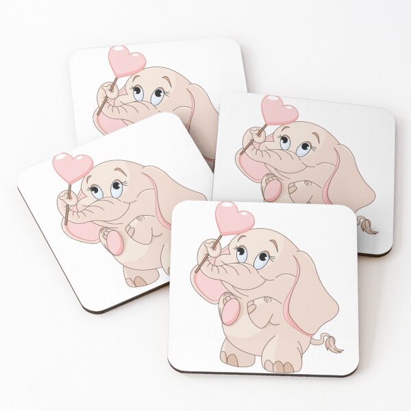 Item preview, Brown Elephant Holding A Pink Balloon designed and sold by TODPESIGN.