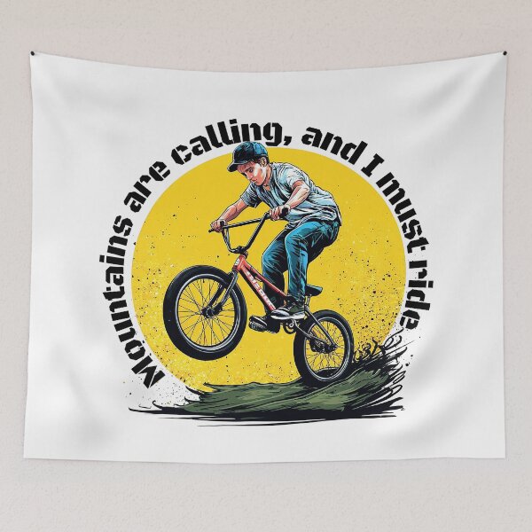 Item preview, Mountains are calling, and I must ride designed and sold by Concept-Hub.