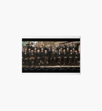 Solvay Conference - Einstein, Bohr, Heisenberg, Curie, Schrödinger, Dirac, Pauli, Planck, Lorentz Art Board