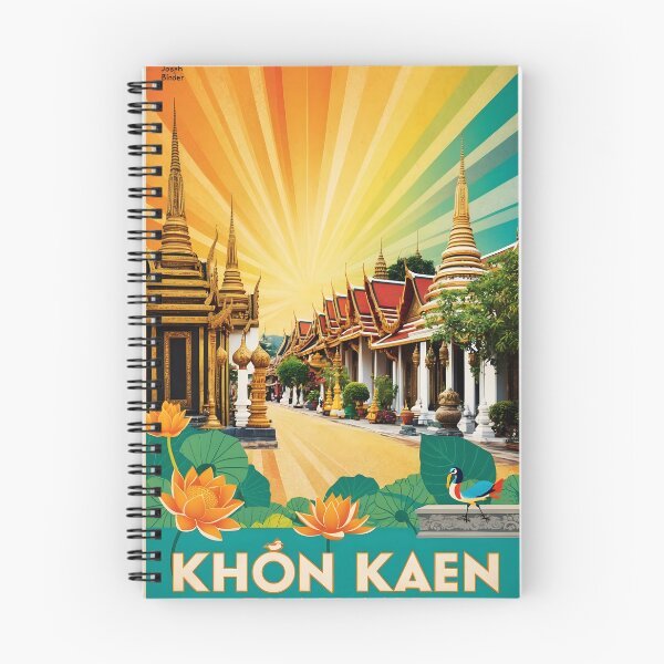 Item preview, Khon Kaen Thailand Vintage Travel Tourism  designed and sold by TravelersGems.