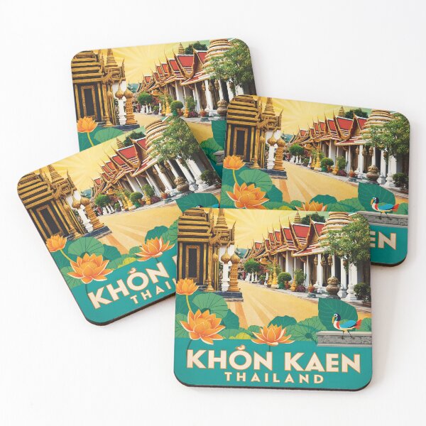 Item preview, Khon Kaen Thailand Vintage Travel Tourism  designed and sold by TravelersGems.