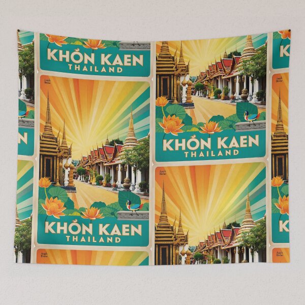 Item preview, Khon Kaen Thailand Vintage Travel Tourism  designed and sold by TravelersGems.